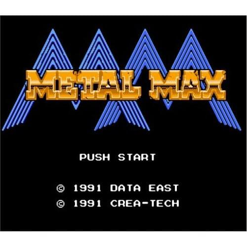 Metal Max English Game Cartridge for NES/FC Console