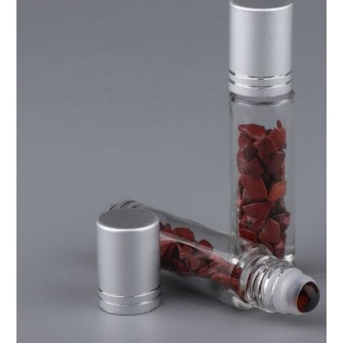 2Pcs 10ML Empty Bottle Roll on Ball Essential Oil Perfume Glass Bottles