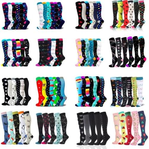 Compression Stockings Best Graduated Nurses For Edema Diabetes Varicose Veins Blood Circulation Pressure Knee High Stockings