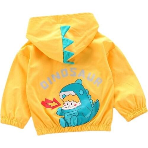 New Spring Autumn Baby Girl Clothes Fashion Children Boy Cartoon Hooded Jacket Toddler Sport Costume Infant Coat Kids Sportswear
