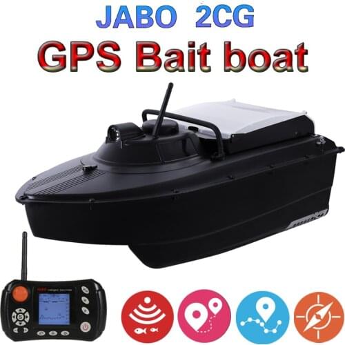 JABO 2CG 36A 20A GPS Auto Return Fishing Bait Boat Autopilot 2.4G GPS Fish finder bait boat store 16nests