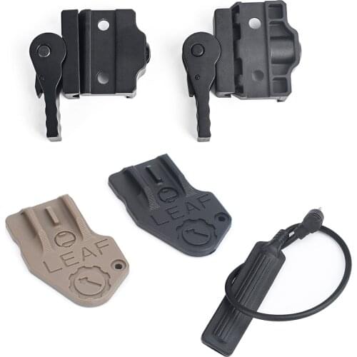 WADSN Airsoft DBAL A2 Metal Plastic Picatinny Mount Tactical Mini DBAL Leaf Front Sight Upgrade Remote Tape Switch Accessories