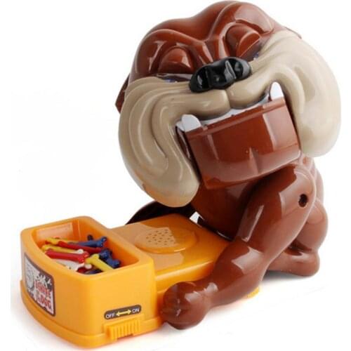 Cute Large Dog Mouth Dentist Bite Finger Game Funny Novelty Gag Toy For Kids Children Play Fun