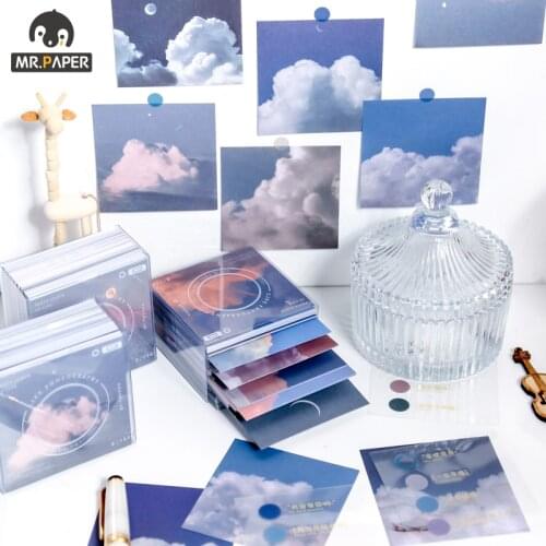 Mr.Paper 8 Designs 324 Pcs/box Ins Style Life Photography Series Memo Pads Loose Leaf Creative Hand Account Decor DIY Material
