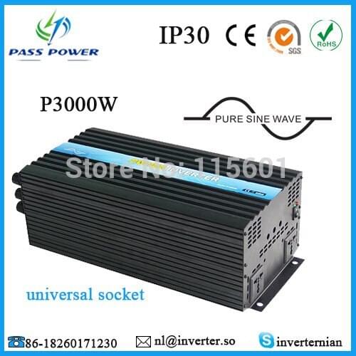 One year warranty, CE, RoHs,SGS certifiactons, Single Phrase Off Grid, Solar Power Inverter 12V 220V 3000W