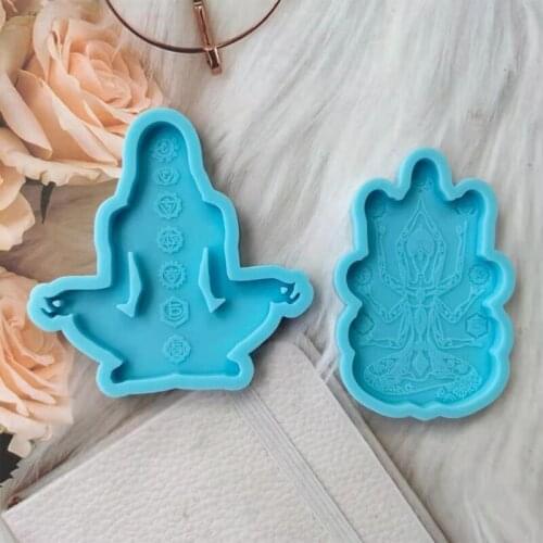 Coaster Epoxy Resin Mold Cup Mat Pad Silicone Mould DIY Craft Decor Casting Tool