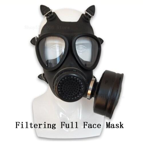 Rubber Head Wear Type Grimace 87 Type Industry Respirator Paint Spraying Gas Mask Chemical Protective Full Face Mask