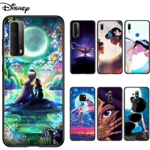 Silicone Cover Aladdin Jasmine Princess For Huawei P Smart 2021 2020 Z S Mate 40 RS 30 20 20X 10 Pro Plus Lite 2019 Phone Case