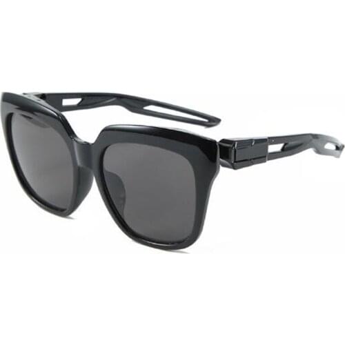 Unique Hollow Leg Sunglasses Men Black Oversized Shades Luxury Plastic Square Sun Glasses for Women Fashion Brand Eyewear
