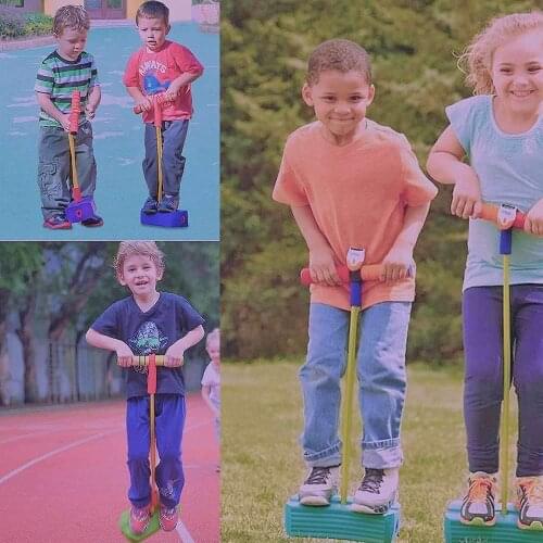 Childrens Toys Foam Pogo Stick Jumper Indoor Outdoor Fun Sensory Toys Entertainment Kids Sports Games Birthday Gifts Giochi