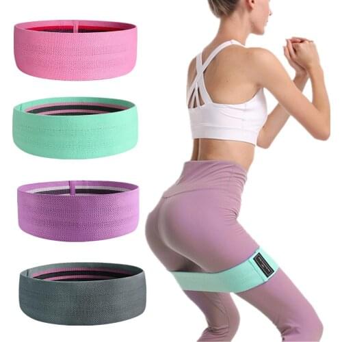 FIRECLUB Yoga Stretch Band Sports Elastic Hip Trainer Indoor Home Training Hip Loop Squat Belt