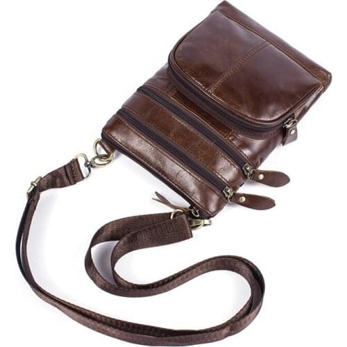 Genuine Leather Messenger Shoulder Women Men Bag Briefcase Office Business Work For Handbag Male Female Tablet Document