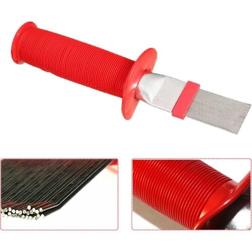 Universal Refrigeration HVAC Fin Comb Straightening Cleaning Brush Rake Stainless Steel Air Conditioner Fin Repair Coil Comb