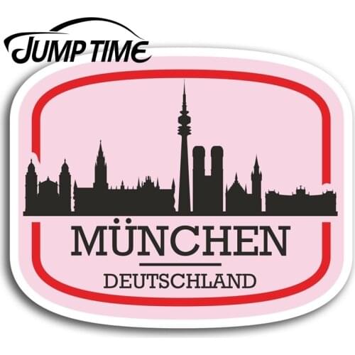 Jump Time for Munich Munchen Germany Vinyl Stickers Sticker Laptop Luggage Camper Window Bumper Motor Decal Car Wrap