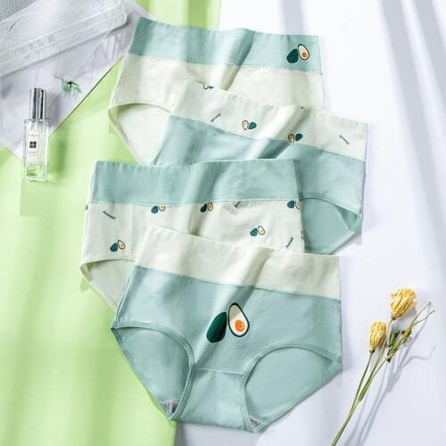 Underwear women printing sexy panties Women tangas cute bag hips plus size ropa interior femenina ladies briefs majtki damskie