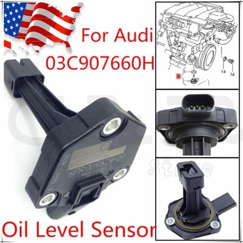 03C907660H New Oil Level Sensor For Audi A3 A4 A5 Q5 1.8 2.0 TFSI CDN 03C907660D 03C907660M 03C-907-660-H 03C 907 660 H