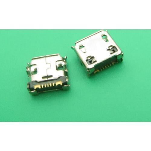 100pcs Micro USB jack port connector for Samsung S5570/I9103/i9250/E329/S5360/GB70/S239/I559/W999/S3850/S6102/GB70/I9070/S6352