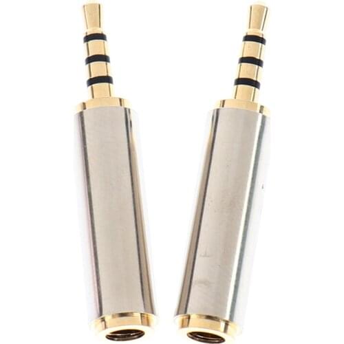 3.5mm Female To 2.5mm Male Adapter Converter Stereo Audio Headphone Jack Aux Speaker Cable Plug Connector