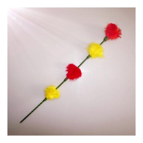 Free Shipping 2pcs/Lot Color Change Flower/Future Fungus,Magic Tricks,Fun,Illusions,Stage Magic,Classic,Appearing/Vanishing