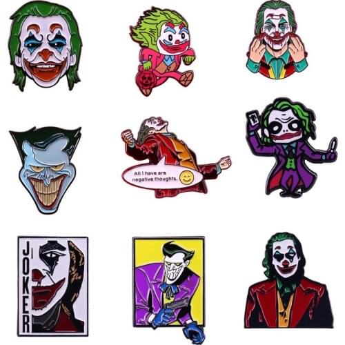 Joker Brooch American psychological thriller film Themed Jewelry