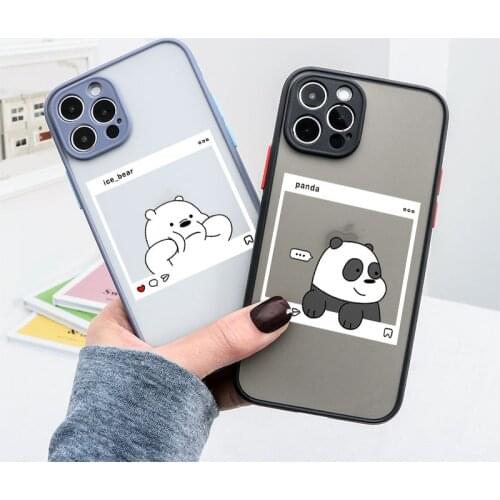 Lovely Cartoon Panda Bear Phone Case For Huawei P30 Lite P20 Pro P40 lite E P Smart Z Y6 Y7 Y9 Prime 2019 Nova 6 SE Funda Couqe