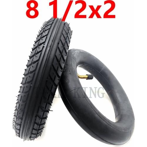 Lightning Delivery 8 1/2x2 Tire Inner Tube 8 1/2*2 Tyre for Electric Scooter Baby Trolley Children Tricycle Accessories