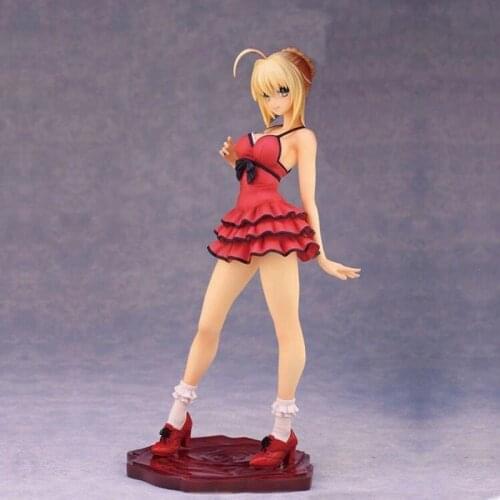 Fate Stay Night Extra Figure Red Saber Nero Claudius Caesar Augustus Germanicus Sexy Girls Anime PVC Action Figures Model Toys