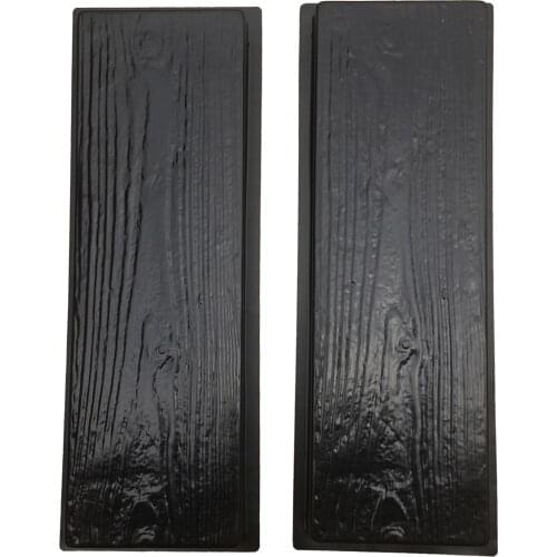 Imitation Wood Grain DIY Path Maker Paving Cement Brick Mold Stepping Pavement Road Concrete Mould