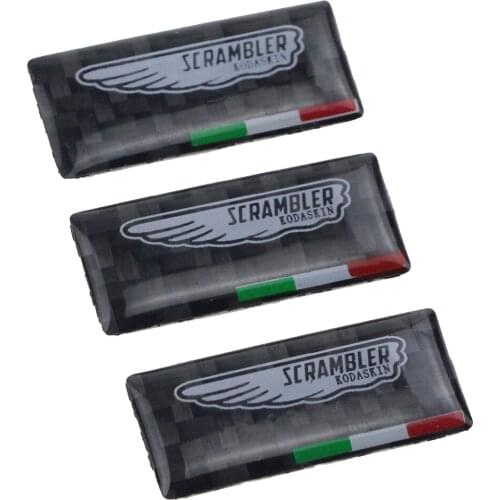 KODASKIN Motorcycle 3D Real Carbon Shock Absorbers Decal for Ducati Scrambler Classic