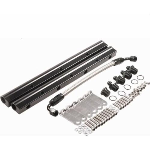 Billet Fuel Rail Kit for Chevrolet LS LS1 LS2 LS3 LS6 LSX Stock Intake Manifold 6AN+Hardware