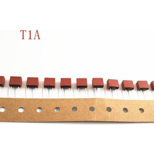 50pcs/lot T1A 392 Square Plastic Fuses 1A 250V Slow Blow Square Fuse LCD TV Power Board Commonly Used