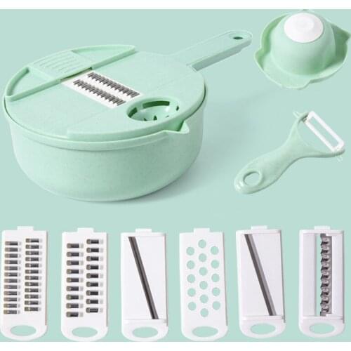 Multi-Function Vegetable Chopper Grater Carrots Potatoes Manually Cut Shred Grater For Kitchen Convenience