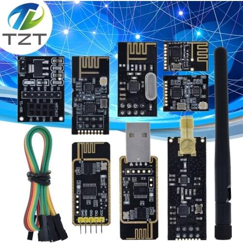 NRF24L01+ 2.4G wireless data transmission module 2.4GHz NRF24L01 upgrade version NRF24L01+PA+LNA 1000 Meters For Arduino