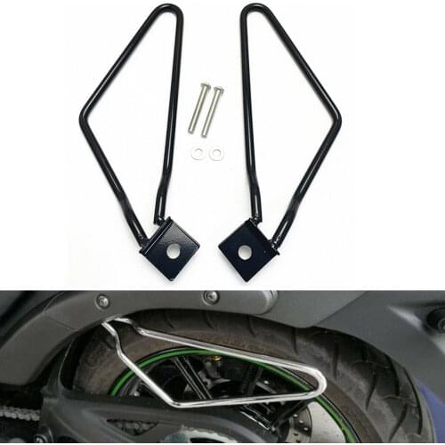Motorcycles Bracket Saddlebag Support Bar Guards Saddle Bag Mounts Fit For Harley XL883 XL200 48 750