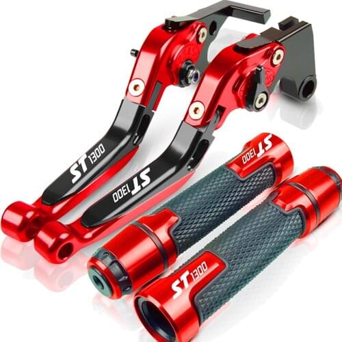 For Honda ST 1300 A ST1300 2003 2004 2005 2006 2007 Motorcycle Brake Clutch Levers Handlebar Grip Handle Hand Grips Cap ST1300A