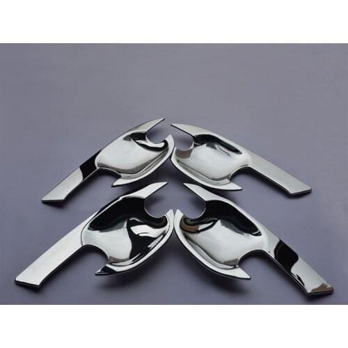 FIR FOR Ford RANGER New Pickup 2016 Accessories ABS CHROME Door Handle Covers Trim FIT For FORD RANGER 2012 2017 Car Styling