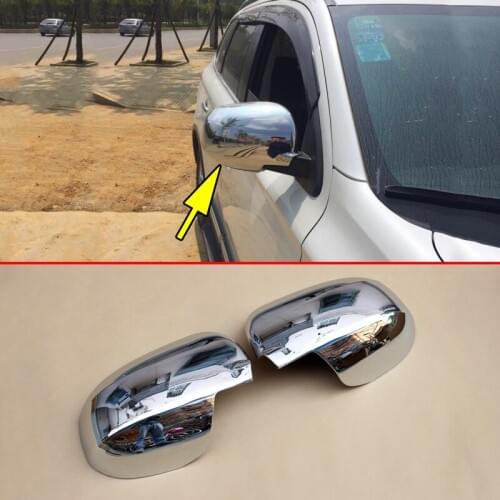 Fit For Mitsubishi Outlander Accessories Chrome Rear View Door Side Mirror Cover Trim Frame Decoration 2016 2017 2018 2019