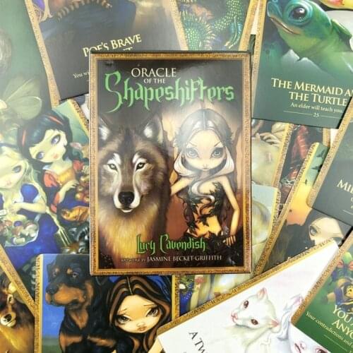 2021 New 45 Cards Deck Oracle of the Shapeshifters Full English Divination Game Tarot