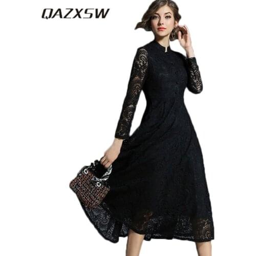 Длинные платья QAZXSW China At AliExpress