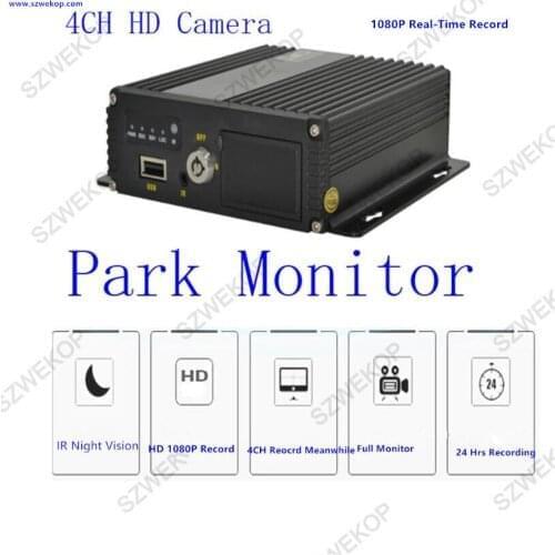 High Quality 4ch One SD 1080P Slot ,support Max 256GB,rearview Vdieo&AudioAHD DVR Mobile DVR for bus truck ,taxi, boat