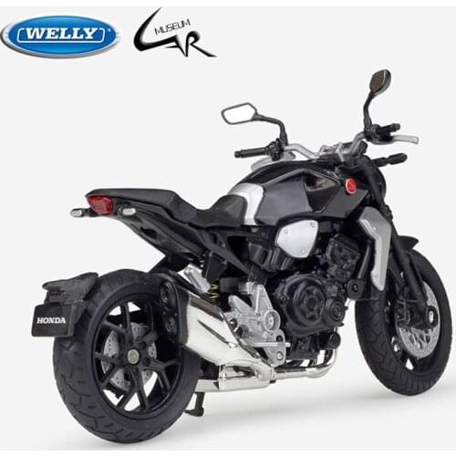 Welly 1:18 2018 Honda CNR650F Red CB1000R Black Diecast Rally Scale Car Model Kit Display Collections Gift Toy