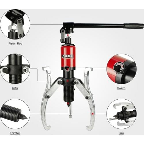 YL-30T Hydraulic Rama Two Or Three Claws Wheel Bearing Puller 30 Tons Disassemble Tool Hydraulic Pressure Gear Drawing Equipment