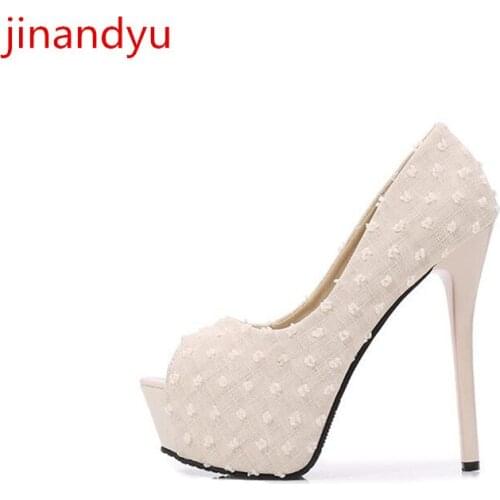 Woman Pumps High Heels 10/12/14cm Sexy Female Shoes Peep Toe Thin Heels Pink Black Fashion Party Women Shoes High Heel Sandals