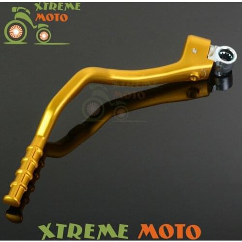 Gold Forged Kick Start Starter Lever Pedal For Suzuki RMZ250 11 12 13 14 15 Motocross Enduro Motorcycle Dirt Pit Bike Off Road