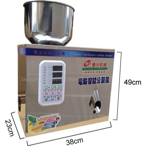 1PC Tea Packaging Machine Automatic Measurement Of Particle Packing Machine Weighing Coffee Bean Powder Filling Machine 1-25g