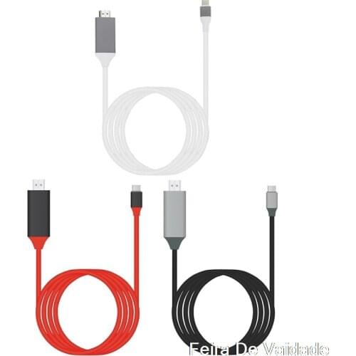 2M Type-C To HDMI Cables USB 3.1 To HDMI Cable Male To Male For Samsung USB-C HDMI Cable Adapter Type C To HDMI AV TV Adapter