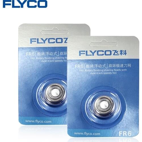 2PC Electric Razor Blade Replacement For Flyco Razor Blade Shaver Head FR6 Fit For FS320 FS323 FS325 FS328 FS329 FS330