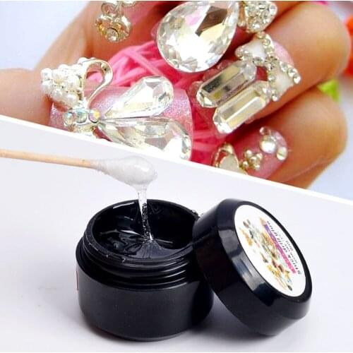 5ml Nail Art Faluse Nail Tips Professional Acrylic Beauty Rhinestones Mini Glue DIY Nail Art Crystal Gems Jewelry Decoration