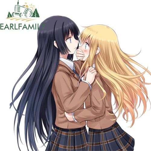 EARLFAMILY 13cm x 13cm for Citrus Waterproof Vinyl Car Stickers Personality Waterproof Sunscreen Decal Refrigerator Decoration