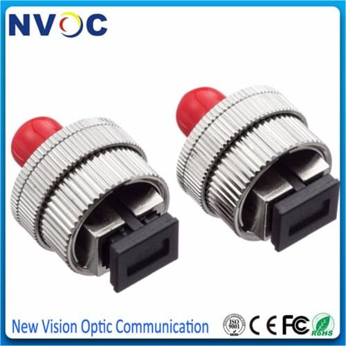 FC-SC Mechanical Adjustable Fiber Optic Attenuator,FC-SC Female to Female Plug-in Variable Attenuator VOA For Optic Lab Use